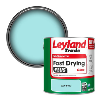 Leyland Trade Wood & Metal Fast Drying Plus Gloss Paint (0030-B30G) 2.5L from B&Q