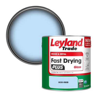Leyland Trade Wood & Metal Fast Drying Plus Gloss Paint (0030-R80B) 2.5L from B&Q
