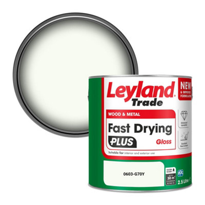 Leyland Trade Wood & Metal Fast Drying Plus Gloss Paint (0603-G70Y) 2.5L from B&Q