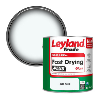 Leyland Trade Wood & Metal Fast Drying Plus Gloss Paint (0603-R60B) 2.5L from B&Q