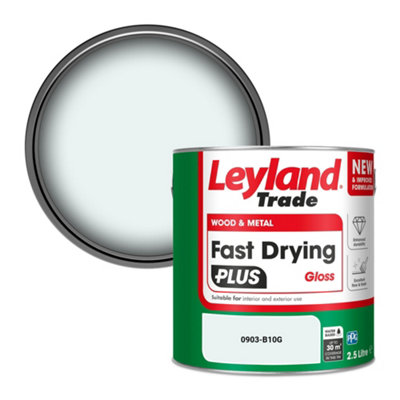 Leyland Trade Wood & Metal Fast Drying Plus Gloss Paint (0903-B10G) 2.5L from B&Q