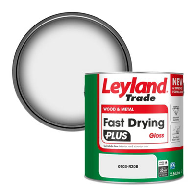 Leyland Trade Wood & Metal Fast Drying Plus Gloss Paint (0903-R20B) 2.5L from B&Q