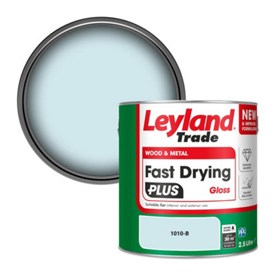 Leyland Trade Wood & Metal Fast Drying Plus Gloss Paint (1010-B) 2.5L from B&Q