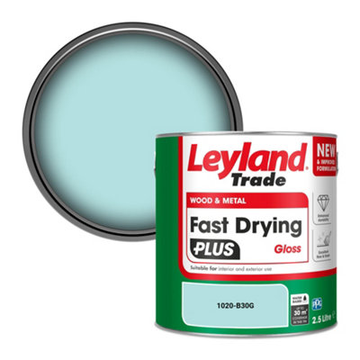 Leyland Trade Wood & Metal Fast Drying Plus Gloss Paint (1020-B30G) 2.5L from B&Q
