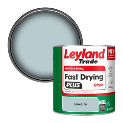 Leyland Trade Wood & Metal Fast Drying Plus Gloss Paint (2010-B10G) 2.5L from B&Q