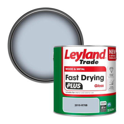 Leyland Trade Wood & Metal Fast Drying Plus Gloss Paint (2010-R70B) 2.5L from B&Q