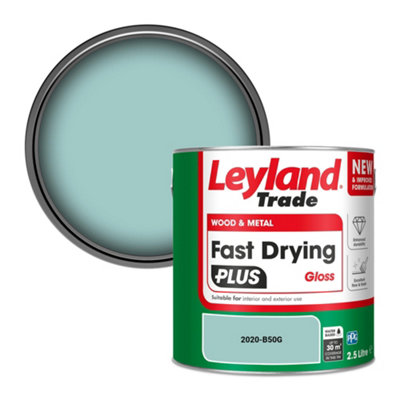 Leyland Trade Wood & Metal Fast Drying Plus Gloss Paint (2020-B50G) 2.5L from B&Q
