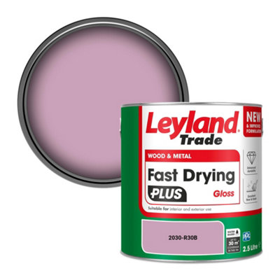 Leyland Trade Wood & Metal Fast Drying Plus Gloss Paint (2030-R30B) 2.5L from B&Q