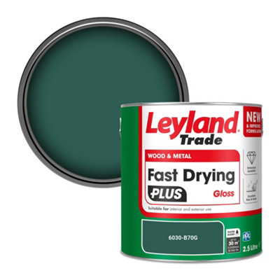 Leyland Trade Wood & Metal Fast Drying Plus Gloss Paint (6030-B70G) 2.5L from B&Q