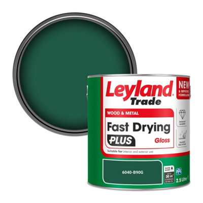 Leyland Trade Wood & Metal Fast Drying Plus Gloss Paint (6040-B90G) 2.5L from B&Q