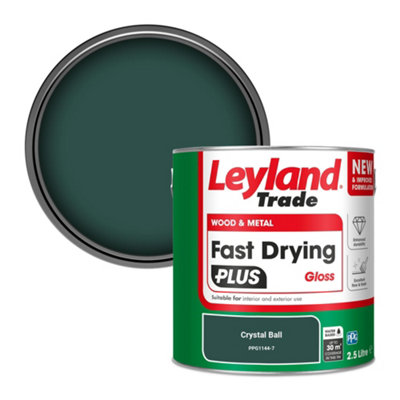 Leyland Trade Wood & Metal Fast Drying Plus Gloss Paint Crystal Ball (Ppg1144-7) 2.5L from B&Q
