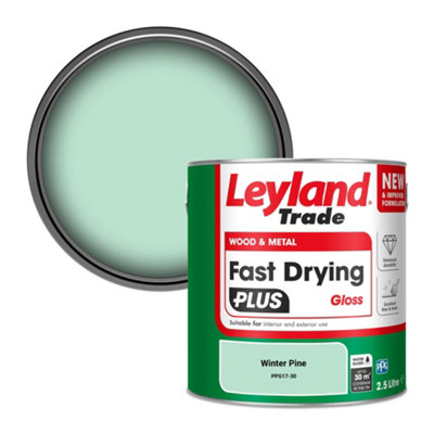 Leyland Trade Wood & Metal Fast Drying Plus Gloss Paint Winter Pine (Ppg17-30) 2.5L from B&Q