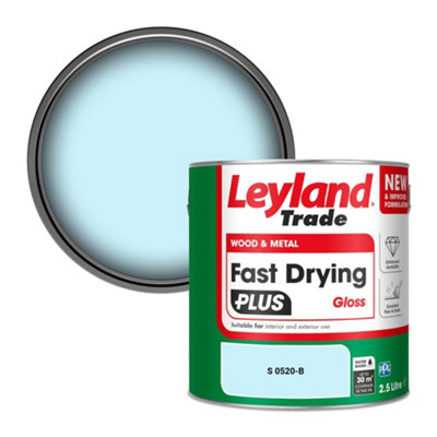 Leyland Trade Wood & Metal Fast Drying Plus Gloss Paint (S 0520-B) 2.5L from B&Q