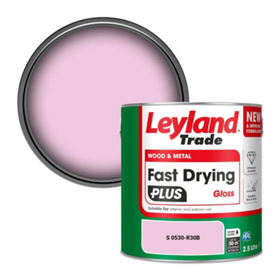 Leyland Trade Wood & Metal Fast Drying Plus Gloss Paint (S 0530-R30B) 2.5L from B&Q