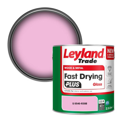 Leyland Trade Wood & Metal Fast Drying Plus Gloss Paint (S 0540-R30B) 2.5L from B&Q