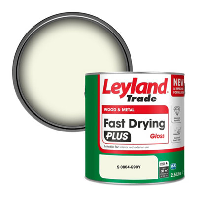 Leyland Trade Wood & Metal Fast Drying Plus Gloss Paint (S 0804-G90Y) 2.5L from B&Q