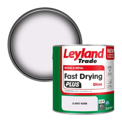 Leyland Trade Wood & Metal Fast Drying Plus Gloss Paint (S 0907-R30B) 2.5L from B&Q