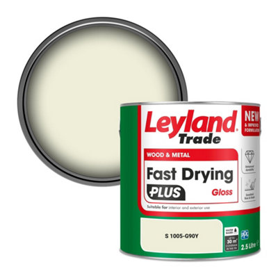 Leyland Trade Wood & Metal Fast Drying Plus Gloss Paint (S 1005-G90Y) 2.5L from B&Q