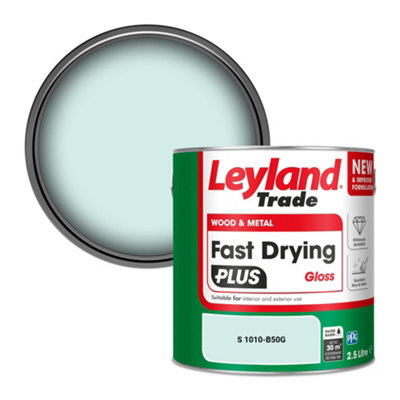 Leyland Trade Wood & Metal Fast Drying Plus Gloss Paint (S 1010-B50G) 2.5L from B&Q