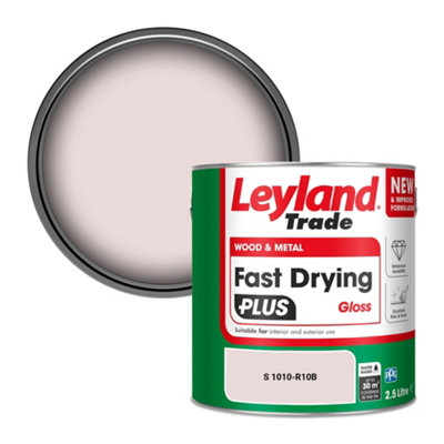 Leyland Trade Wood & Metal Fast Drying Plus Gloss Paint (S 1010-R10B) 2.5L from B&Q