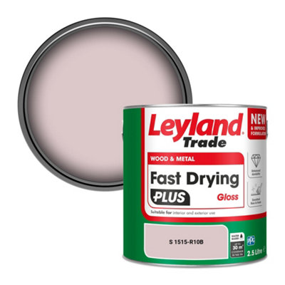Leyland Trade Wood & Metal Fast Drying Plus Gloss Paint (S 1515-R10B) 2.5L from B&Q