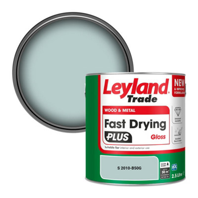 B&Q -  Wood & Metal Fast Drying Plus Gloss Paint (S 2010-B50G) 2.5L