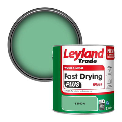 Leyland Trade Wood & Metal Fast Drying Plus Gloss Paint (S 2040-G) 2.5L from B&Q
