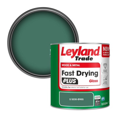 Leyland Trade Wood & Metal Fast Drying Plus Gloss Paint (S 5030-B90G) 2.5L from B&Q