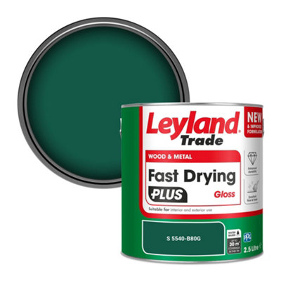 Leyland Trade Wood & Metal Fast Drying Plus Gloss Paint (S 5540-B80G) 2.5L from B&Q