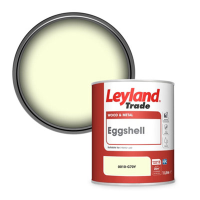 Leyland Trade Wood & Metal Eggshell Paint (0010-G70Y) 1L from B&Q