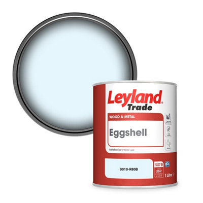 Leyland Trade Wood & Metal Eggshell Paint (0010-R80B) 1L from B&Q