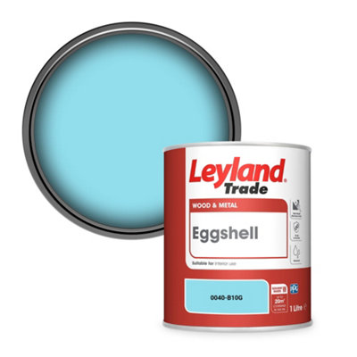 Leyland Trade Wood & Metal Eggshell Paint (0040-B10G) 1L from B&Q