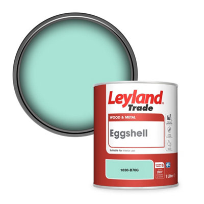 Leyland Trade Wood & Metal Eggshell Paint (1030-B70G) 1L from B&Q