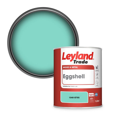 Leyland Trade Wood & Metal Eggshell Paint (1040-B70G) 1L from B&Q
