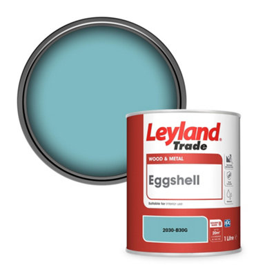 Leyland Trade Wood & Metal Eggshell Paint (2030-B30G) 1L from B&Q