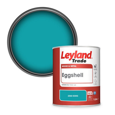 Leyland Trade Wood & Metal Eggshell Paint (2060-B30G) 1L from B&Q