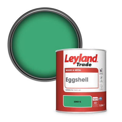 Leyland Trade Wood & Metal Eggshell Paint (2060-G) 1L from B&Q