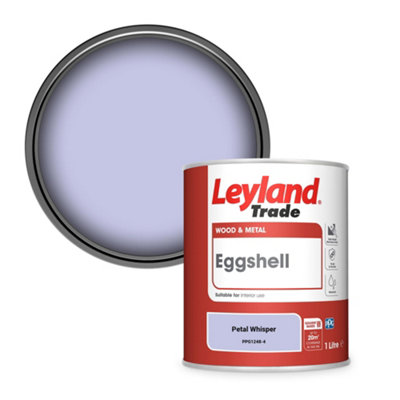 Leyland Trade Wood & Metal Eggshell Paint Petal Whisper (Ppg1248-4) 1L from B&Q