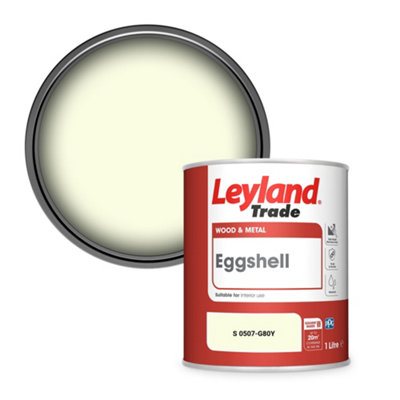Leyland Trade Wood & Metal Eggshell Paint (S 0507-G80Y) 1L from B&Q
