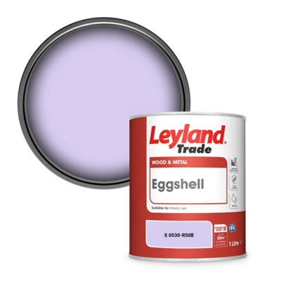 Leyland Trade Wood & Metal Eggshell Paint (S 0530-R50B) 1L from B&Q