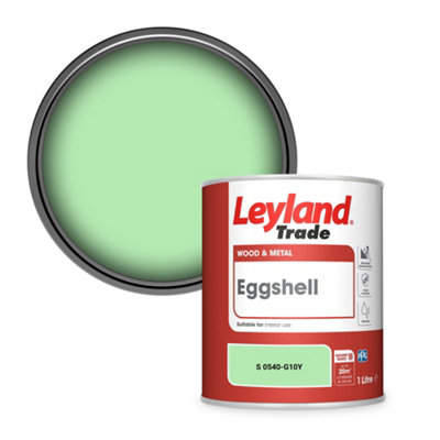 Leyland Trade Wood & Metal Eggshell Paint (S 0540-G10Y) 1L from B&Q