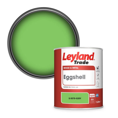 Leyland Trade Wood & Metal Eggshell Paint (S 0570-G20Y) 1L from B&Q
