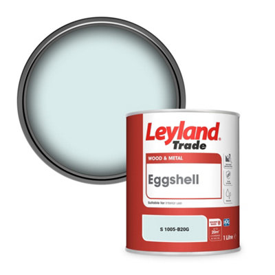 Leyland Trade Wood & Metal Eggshell Paint (S 1005-B20G) 1L from B&Q
