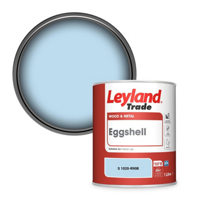 Leyland Trade Wood & Metal Eggshell Paint (S 1020-R90B) 1L from B&Q
