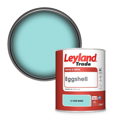 Leyland Trade Wood & Metal Eggshell Paint (S 1030-B40G) 1L from B&Q