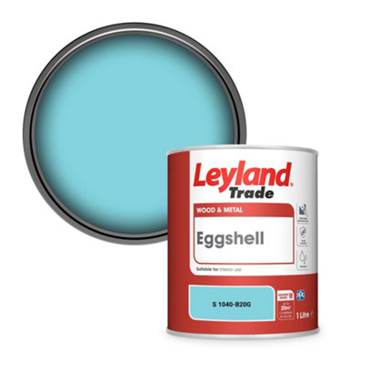 Leyland Trade Wood & Metal Eggshell Paint (S 1040-B20G) 1L from B&Q