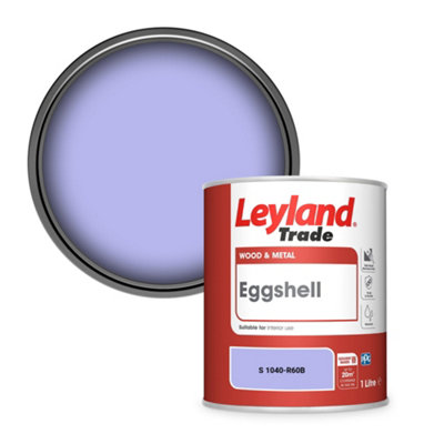 Leyland Trade Wood & Metal Eggshell Paint (S 1040-R60B) 1L from B&Q