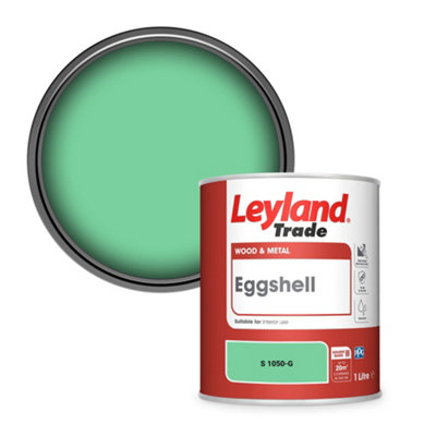 Leyland Trade Wood & Metal Eggshell Paint (S 1050-G) 1L from B&Q