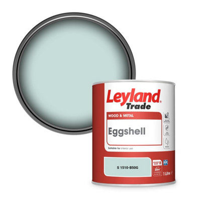 Leyland Trade Wood & Metal Eggshell Paint (S 1510-B50G) 1L from B&Q