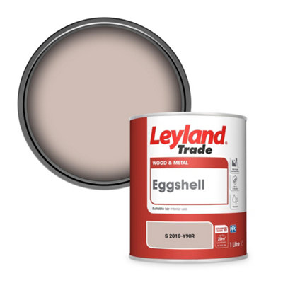 Leyland Trade Wood & Metal Eggshell Paint (S 2010-Y90R) 1L from B&Q